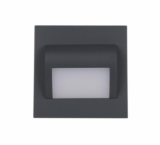 F&F - Oprawa schodowa LED Inga, antracyt, 1,2W, 5900K - LS-IAC