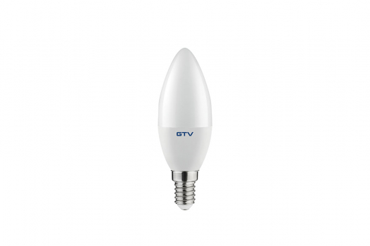 GTV - ŹRÓDŁO ŚWIATŁA LED E14 C37 8W 700LM 3000K ŚWIECZKA ODPOWIEDNIK 60W - LD-SMDC37-80