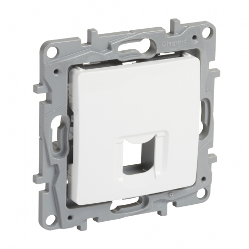 LEGRAND - GNIAZDO POJEDYNCZE RJ45 KEYSTONE BEZ MODUŁU BIAŁY NILO2 - 664764