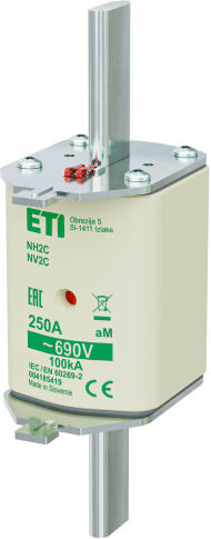ETI - WKŁADKA TOPIKOWA NH - SILNIKOWA / KOMBI NH2C AM 250A/690V - 004185419