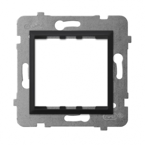 OSPEL - ADAPTER PODTYNKOWY SYSTEMU OSPEL 45 DO SERII ARIA CZARNY METALIK ARIA - AP45-1U/m/33