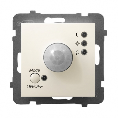 OSPEL - ELEKTRONICZNY CZUJNIK RUCHU ECRU ARIA. - ŁP-16U/m/27