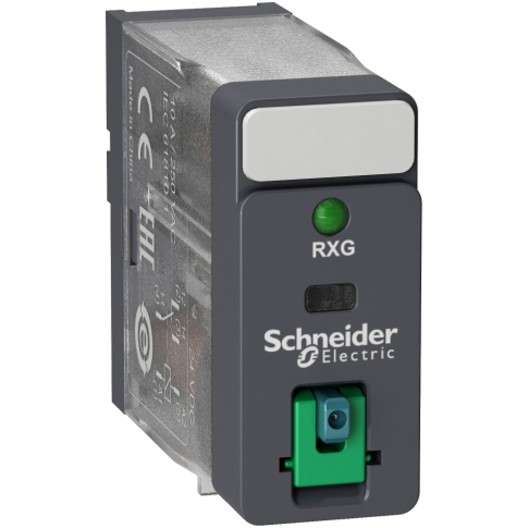 SCHNEIDER ELECTRIC - PRZEKAŹNIK 1CO 10A +LTB+LED 24VDC. - RXG12BD