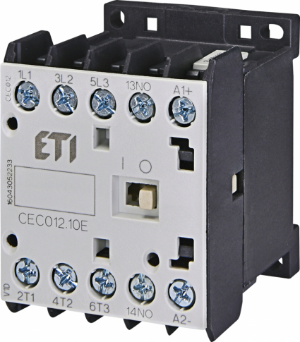 ETI - STYCZNIK SILNIKOWY MINIATUROWY CEC012.10 24V-DC - 004641104