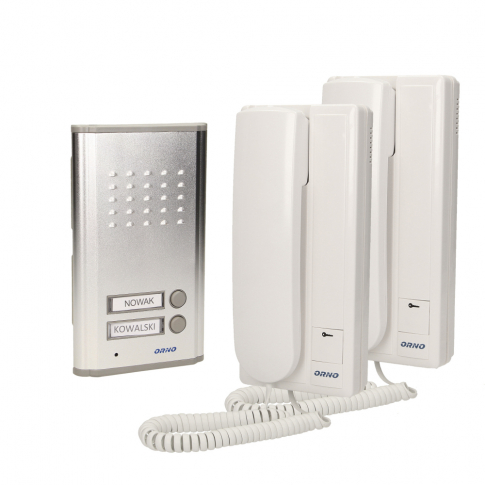 ORNO - ZESTAW DOMOFONOWY DWURODZINNY PODTYNK FOSSA MULTI - OR-DOM-RL-903