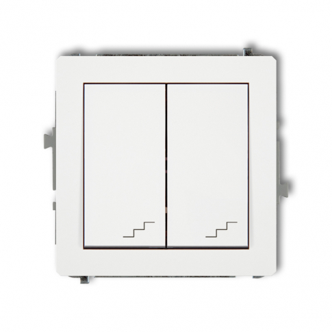 KARLIK - DECO; Mechanizm łącznika podwójnego schodowego - DWP-33
