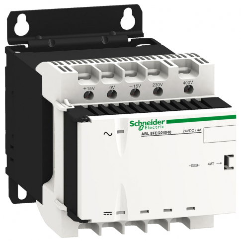 SCHNEIDER ELECTRIC - ZASILACZ PROSTOWNICZY Z FILTREM 230/400VAC, 24VDC; 2A - ABL8FEQ24020