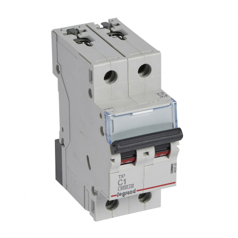 LEGRAND - WYŁĄCZNIK NADPRĄDOWY C 1A 2 BIEGUNY S302 - 403520