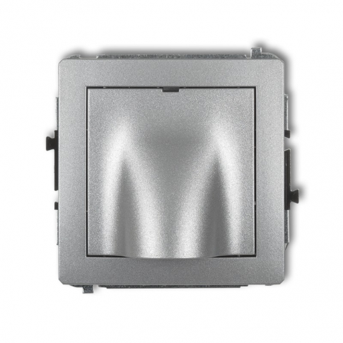 KARLIK - DECO Mechanizm wypustu kablowego 7DWPK srebrny metalik - 7DWPK