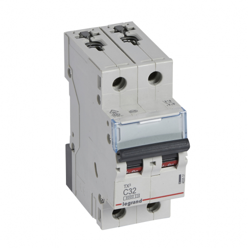 LEGRAND - WYŁĄCZNIK NADPRĄDOWY C 32A 2 BIEGUNY S302 - 403531