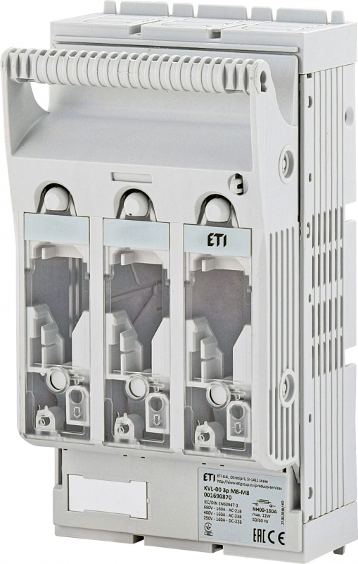 ETI - ROZŁĄCZNIK BEZPIECZNIKOWY KVL-00 3P M8-M8 - 001690870