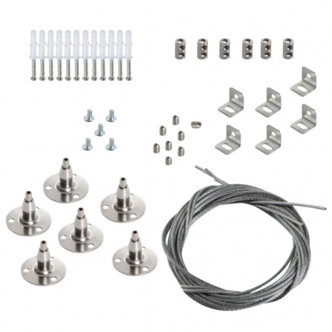 KANLUX - UNIWERSALA LINKA STALOWA DO ZAWIESZANIA PANELI LED  SPN BRAVO S/P 12030 - 28505