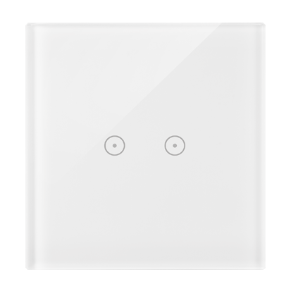 KONTAKT SIMON - Panel dotykowy S54 Touch, 1 moduł, 2 pola dotykowe poziome biała perła - DSTR12/70