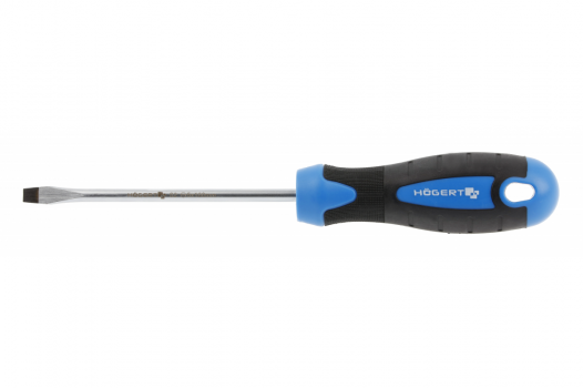 HOGERT - ŚRUBOKRĘT PŁASKI 5X100 MM, STAL S2 - HT1S008