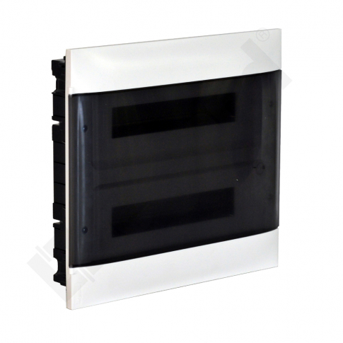 LEGRAND - ROZDZIELNIA WNĘKOWA 2X12 Z DRZWIAMI PRZEZROCZYSTYMI DO ŚCIAN PEŁNYCH PRACTIBOX S - 135372