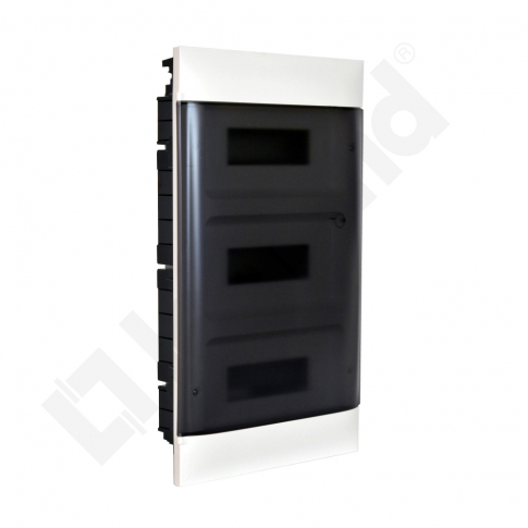 LEGRAND - ROZDZIELNIA WNĘKOWA 3X12  DRZWI PRZEŹROCZYSTE PRACTIBOXS - 135373