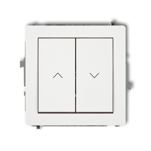 KARLIK - DECO Mechanizm łącznika żaluzjowego biały mat - 25DWP-8