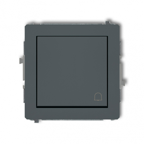 KARLIK - DECO Mechanizm łącznika zwierny dzwonek grafit mat - 28DWP-4
