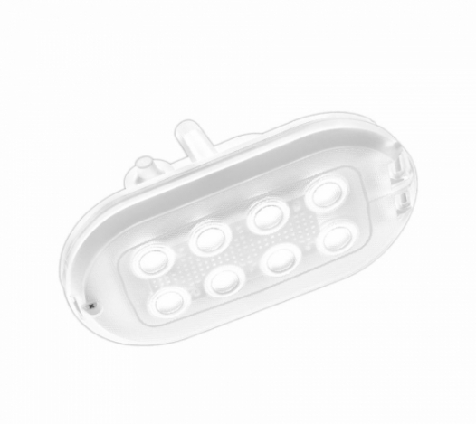 LENA LIGHTING - PLAFONIERA TECHNICZNA LED 3.4W 370LM 4000K IP44 KANAŁOWA OVAL - 233548