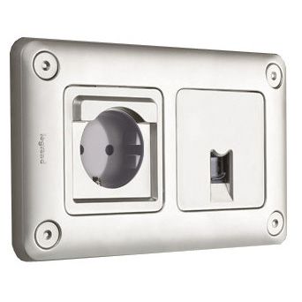 LEGRAND - GNIAZDO POJEDYNCZE Z UZIEMIENIEM SCHUKO ŚRUBOWE KLUCZ SOLIROC. - 077836