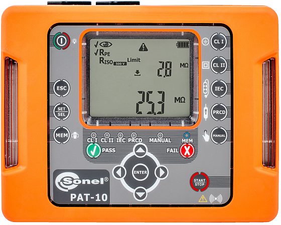 SONEL - MIERNIK BEZPIECZEŃSTWA SPRZĘTU ELEKTRYCZNEGO SONEL PAT-10 - WMPLPAT10