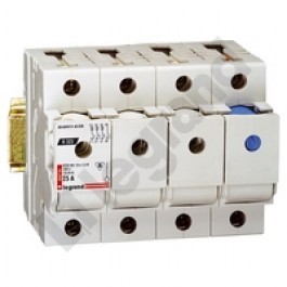 LEGRAND - ROZŁĄCZNIK BEZPIECZNIKOWY 25A 4 BIEGUNY DO WKŁADEK D0 R323 - 606756