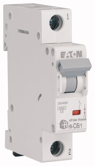 EATON - WYŁĄCZNIK NADPRĄDOWY C 6A 1 BIEGUN HN-C6/1 - 194828