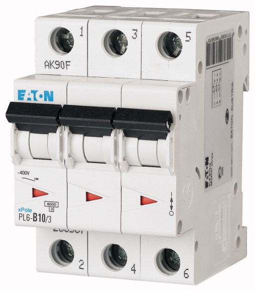 EATON - PL6-D10/3 Wyłącznik nadprądowy 6kA - 286611