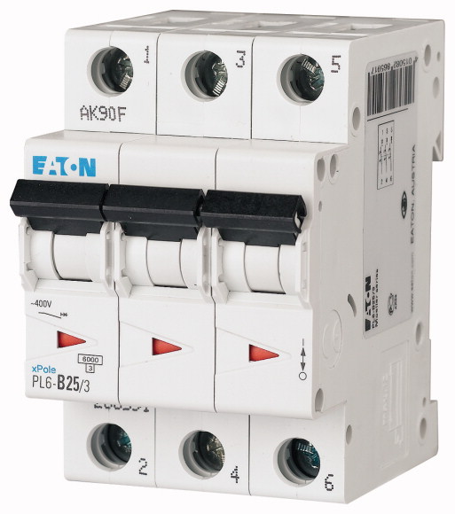 EATON - PL6-D25/3 Wyłącznik nadprądowy 6kA - 286615