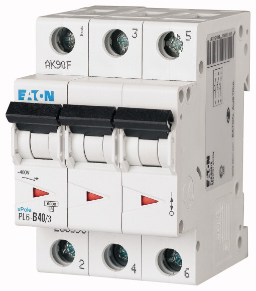 EATON - PL6-D40/3 Wyłącznik nadprądowy 6kA - 286617