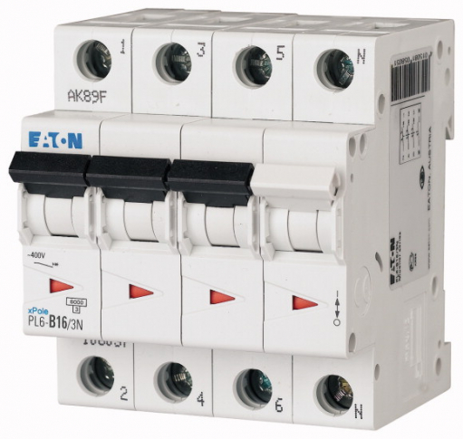 EATON - PL6-D16/3N Wyłącznik nadprądowy 6kA - 165035