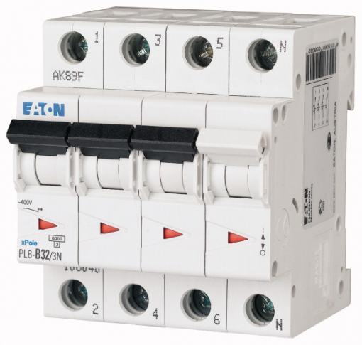 EATON - PL6-D32/3N Wyłącznik nadprądowy 6kA - 165042