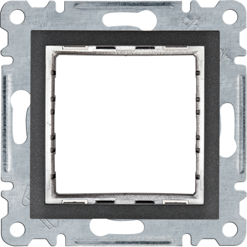 HAGER - Zestaw montażowy do modułów 45 x 45 mm systo, czarny, lumina. - WL2513