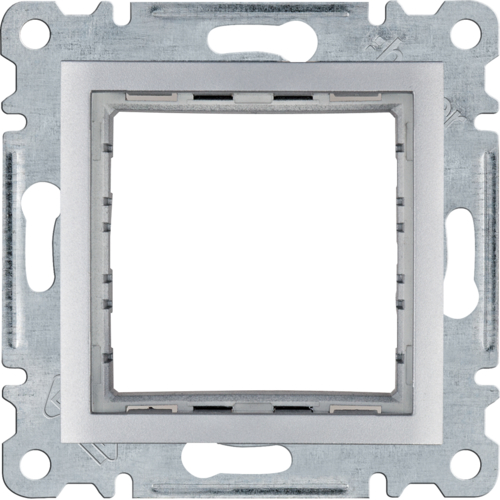 HAGER - lumina Zestaw montażowy do modułów 45 x 45 mm systo, srebrny - WL2512