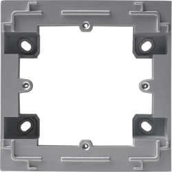 HAGER - lumina intense Adapter natynkowy 1-krotny, srebrny - WL5812