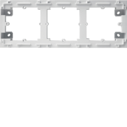 HAGER - lumina intense Adapter natynkowy 3-krotny, biały - WL5830