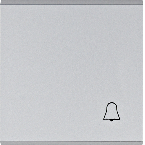 HAGER - lumina Klawisz z symbolem „Dzwonek", srebrny - WL6012