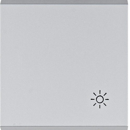 HAGER - lumina Klawisz z symbolem „Światło", srebrny - WL6022