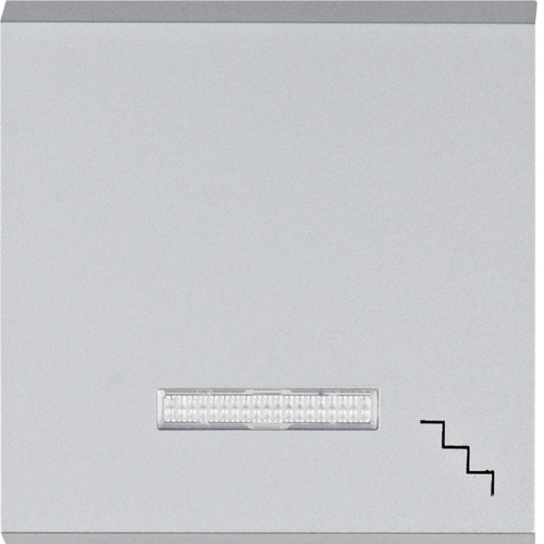 HAGER - lumina Klawisz kontrolny z symbolem „Schody", srebrny - WL6132