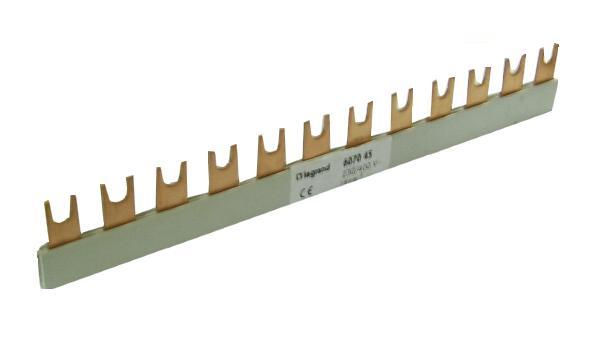 LEGRAND - SZYNA PRĄDOWA GRZEBIENIOWA 1 BIEGUN 12 MODUŁÓW BI1/16X12 - 607045