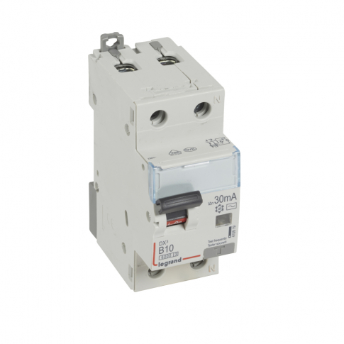 LEGRAND - WYŁĄCZNIK RÓŻNICOWY Z CZŁONEM NADPRĄDOWYM B 10A/30MA 2 BIEGUNY TYP AC P312 - 410919
