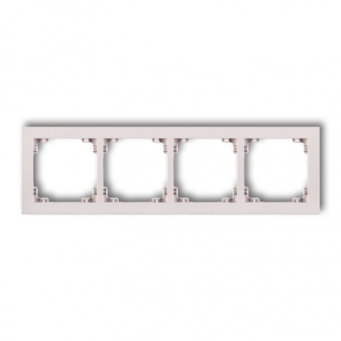 KARLIK - DECO PASTEL RAMKA 4-KROTNA MATT - 40DR-4
