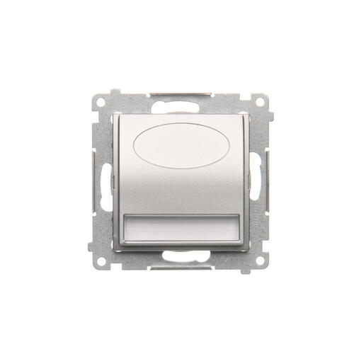 KONTAKT SIMON - Oprawa oświetleniowa LED, 230 V AC, 1.1 W, białe zimne 5900 K; srebrny mat - DOSA.01/43