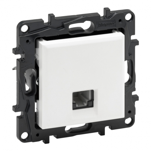 LEGRAND - GNIAZDO TELEFONICZNE RJ11 ALUMINIUM NILOE STEP - 863355
