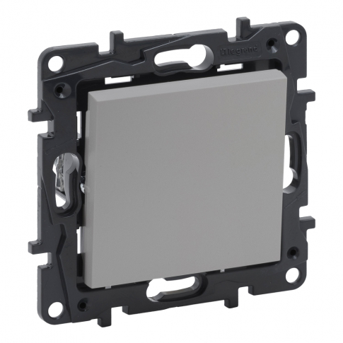 LEGRAND - ŁĄCZNIK SCHODOWY POJEDYNCZY ZACISKI AUTOMATYCZNE 10AX ALUMINIUM NILOE STEP - 863306