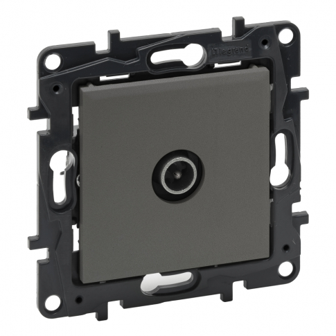 LEGRAND - GNIAZDO TV PRZELOTOWE 14DB STALOWY NILOE STEP - 863472