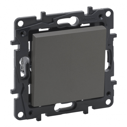 LEGRAND - PRZYCISK POJEDYNCZY ZACISKI AUTOMATYCZNE 6A STALOWY NILOE STEP - 863409