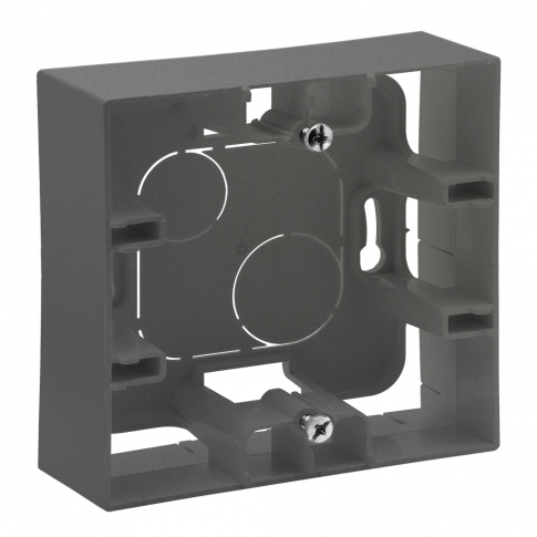 LEGRAND - PUSZKA POJEDYNCZA NATYNKOWA STALOWY NILOE STEP - 863497