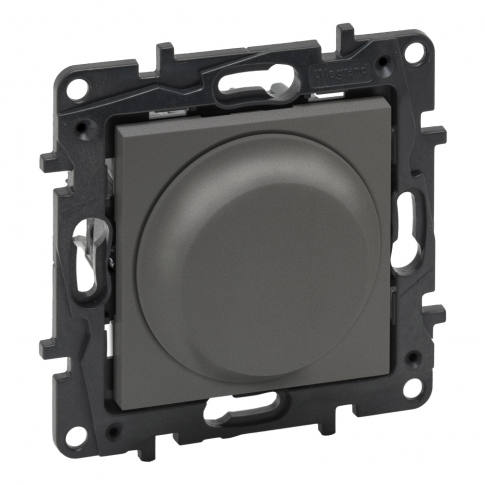 LEGRAND - ŚCIEMNIACZ OBROTOWY 2-PRZEWODOWY STALOWY NILOE STEP - 863452
