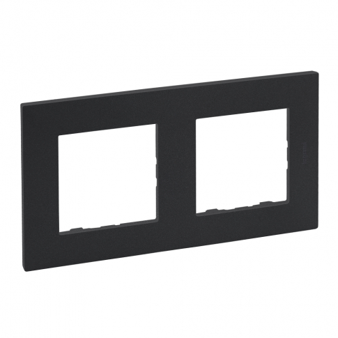 LEGRAND - RAMKA PODWÓJNA ANTRACYT NILOE STEP - 863792